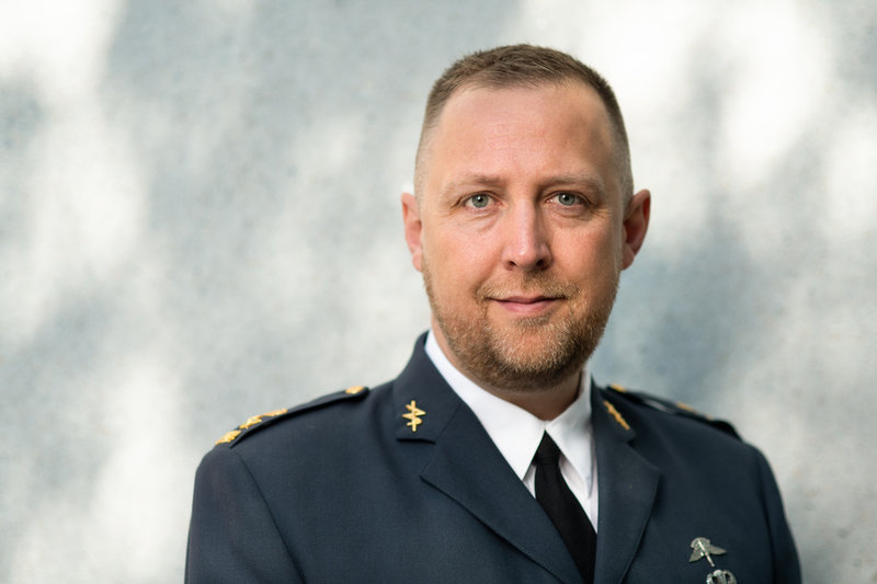 David Bergman, major och doktor i psykologi vid Försvarshögskolan. Arkivbild.