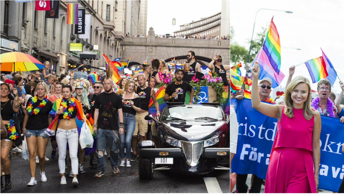 Pride-festivalen är årligen i Stockholm
