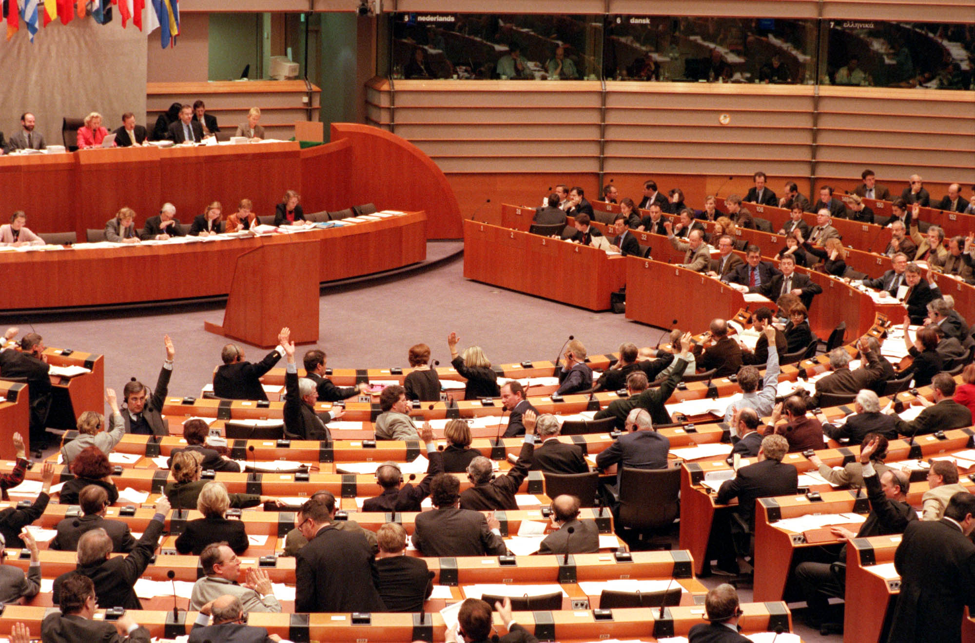 Europaparlamentet i Strasbourg "röstar ja" til Ipad. 