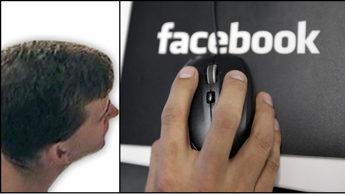 "John Doe 8" (till vänster) ses i det barnporrklipp som spridits som virus på Facebook.