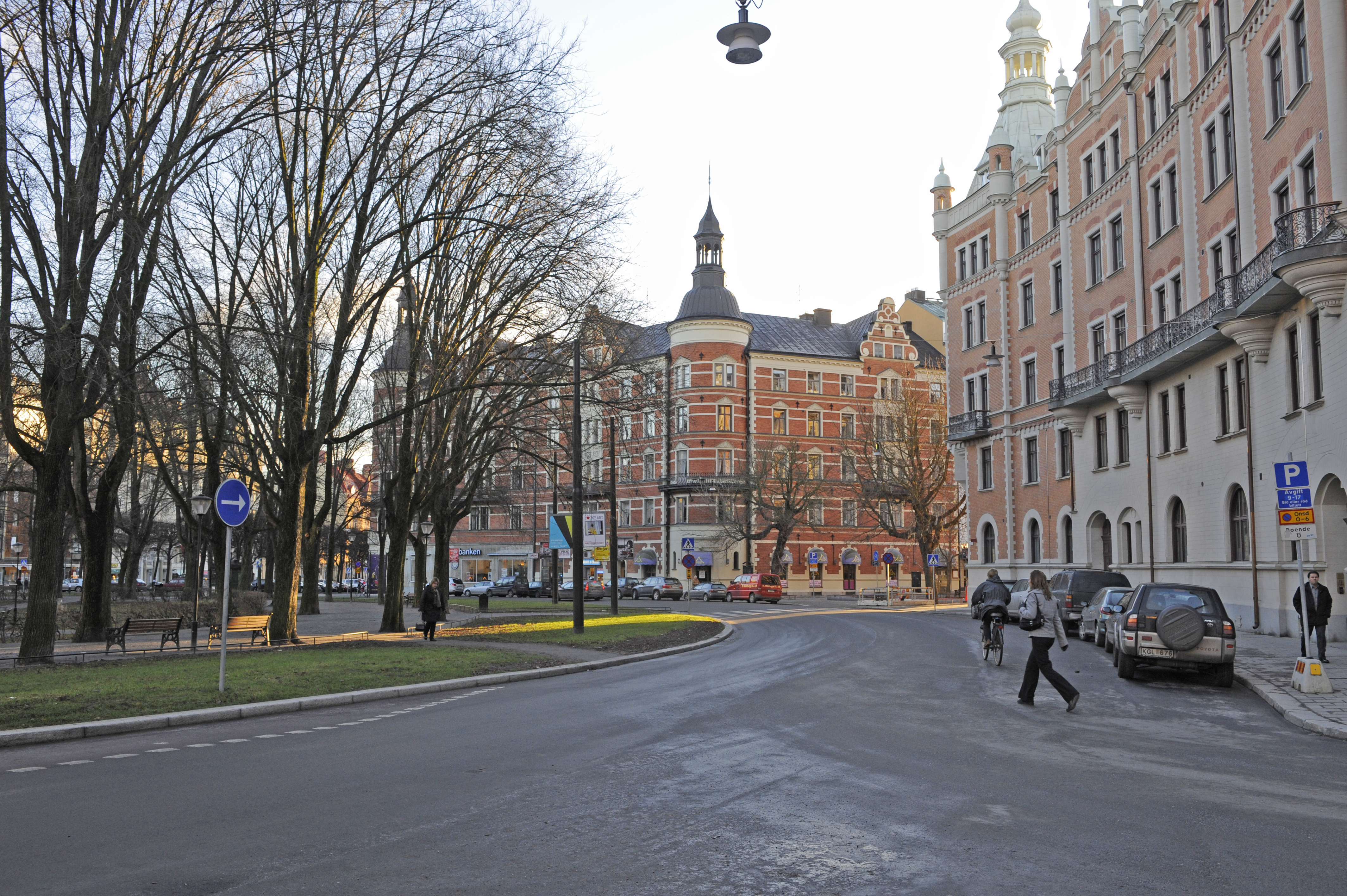 Pampiga och påkostade fasdader är en vanlig syn på Östermalm.