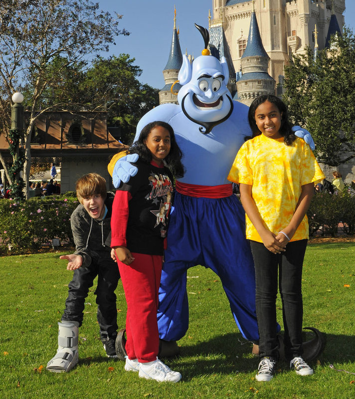 Justin på Disneyland. Justin på Disneyland.
