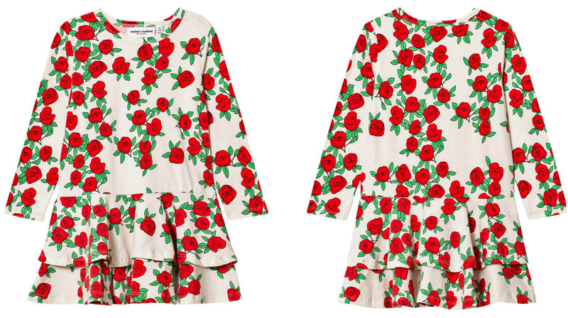 Blommig klänning från Mini Rodini