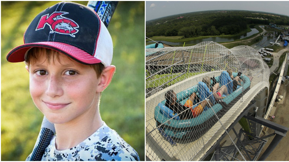Tioårige Caleb Thomas åkte vattenrutschkanan – och dog.