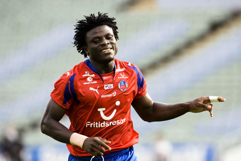 Razak Omotoyossi under tiden i Helsingborg. Arkivbild.