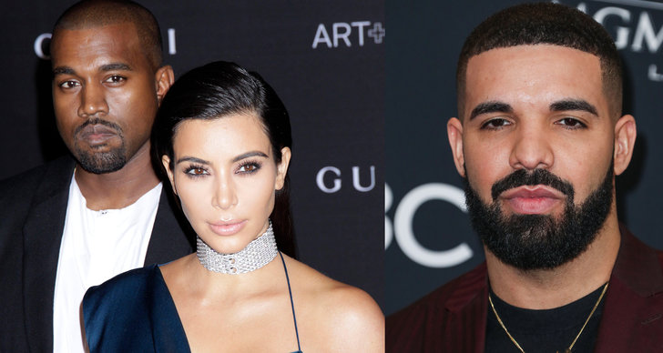 Drake, Kanye West, Kim Kardashian West
