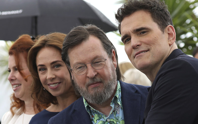 Siobhan Fallon Hogan, Sofie Grabøl, Lars von Trier och Matt Dillon. Siobhan Fallon Hogan, Sofie Grabøl, Lars von Trier och Matt Dillon.