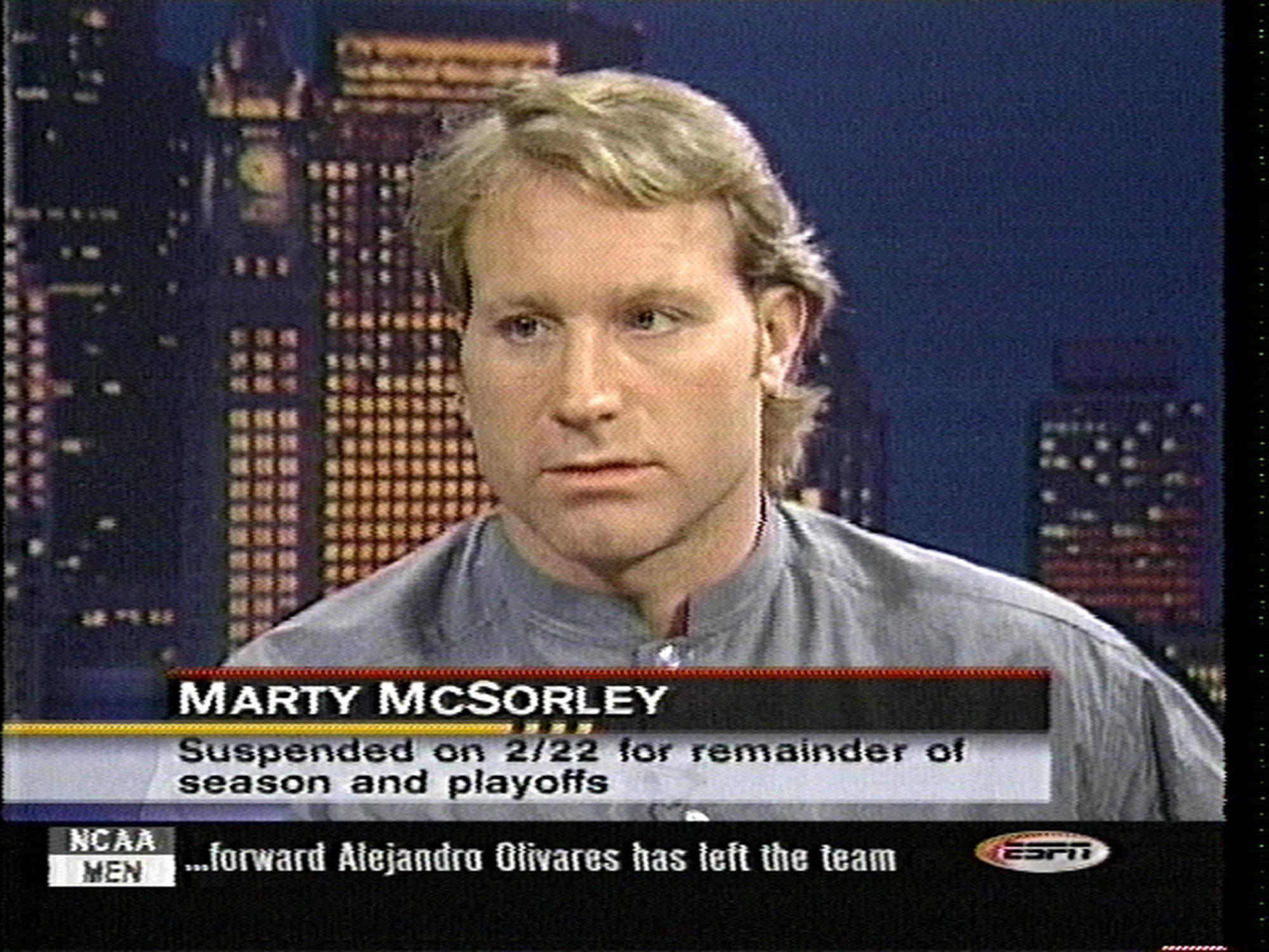 McSorley spelade sen aldrig mer i NHL. 