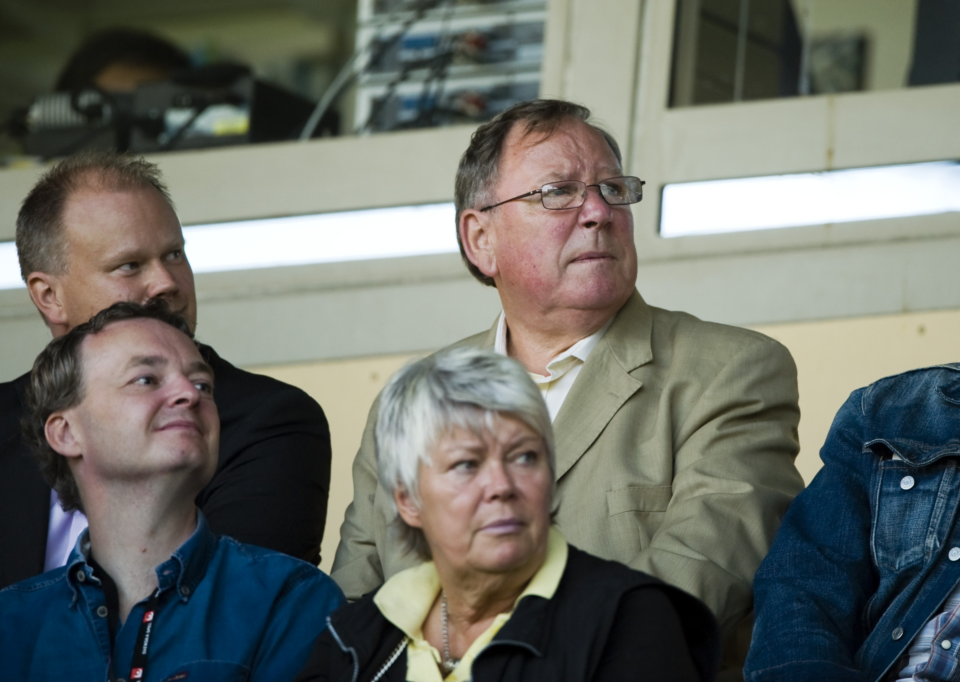 Sir Alex bror Martin Ferguson kollade in AIK-Elfsborg på söndagen.