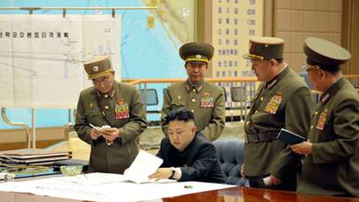 Nordkorea varnar för "en fullskalig konflikt och kärnvapenkrig".