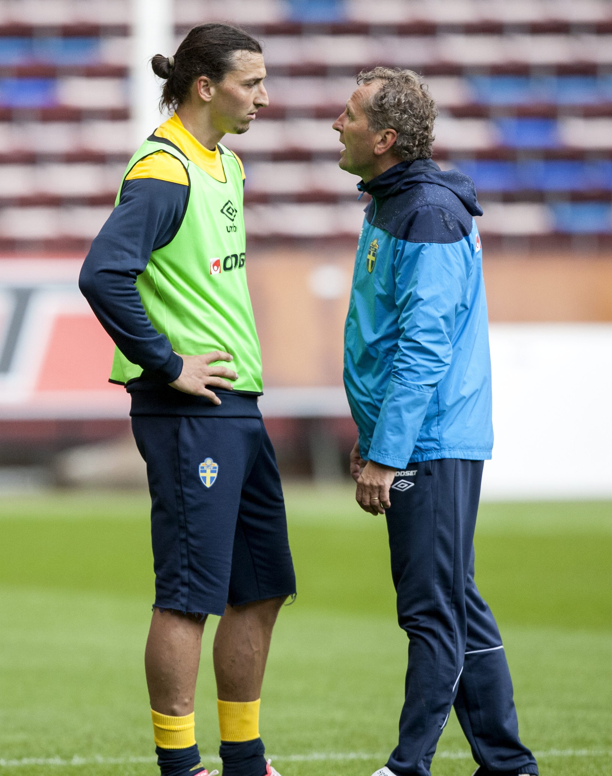 Zlatan och Erik Hamrén, fotboll