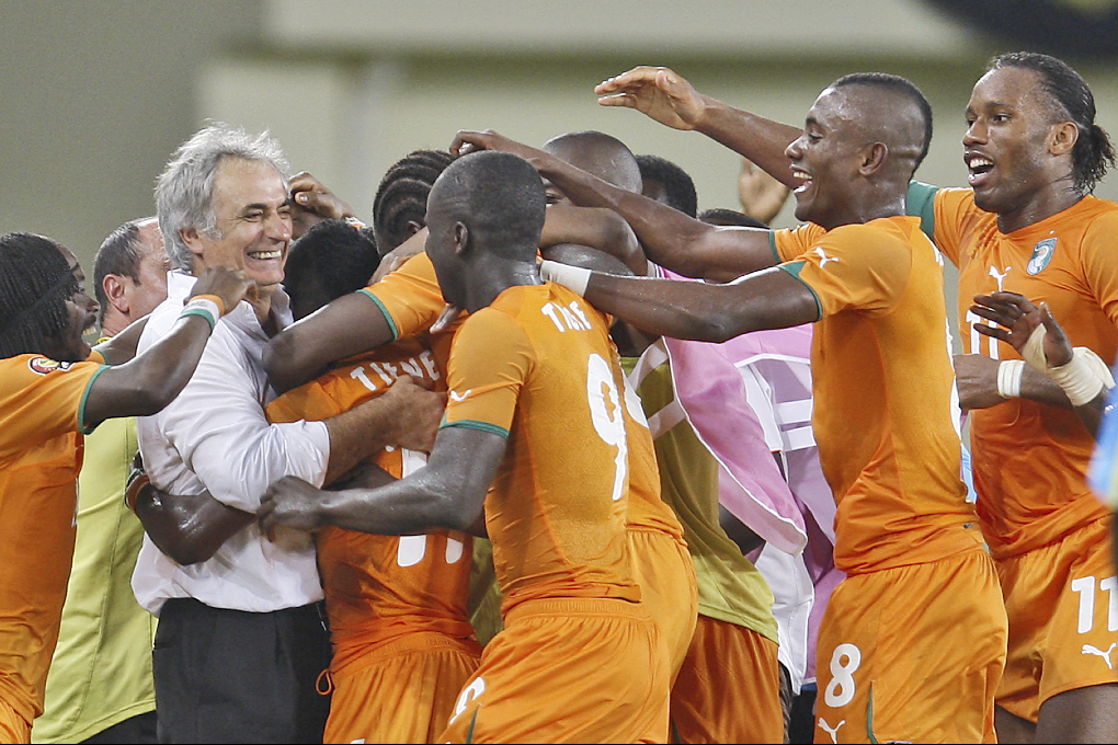 Elfenbenskusten är klara för kvartsfinal efter 3-1-segern mot Ghana.