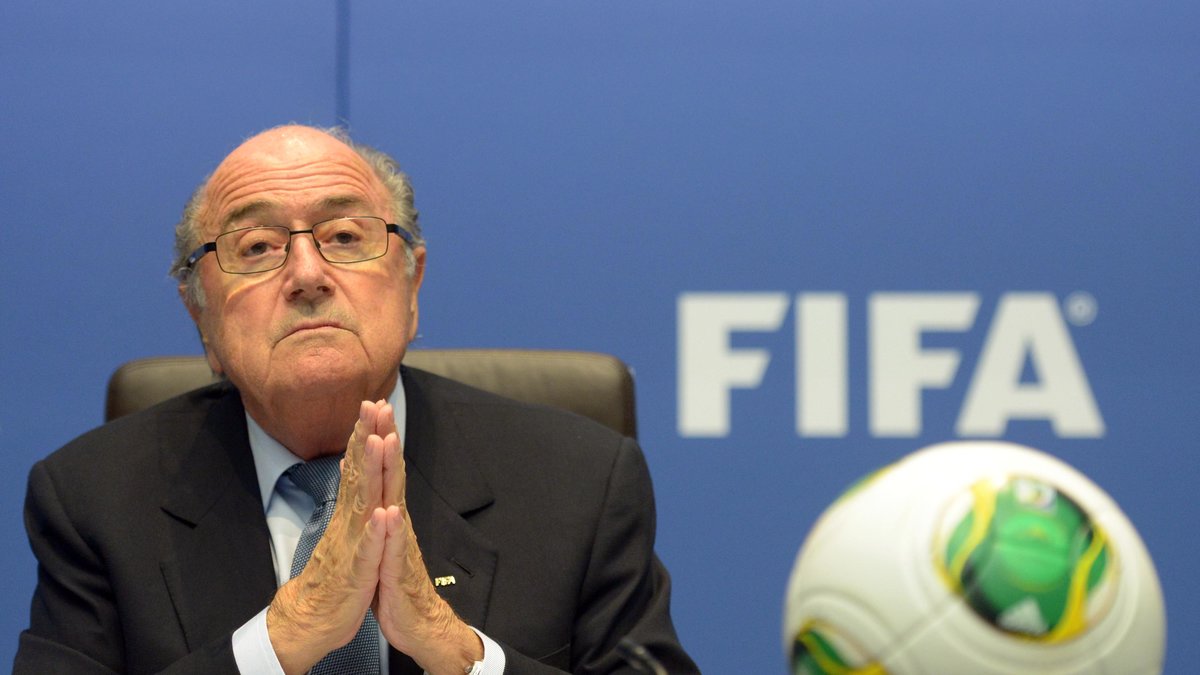 Sepp Blatter är Fifas skandalomsusade president. 