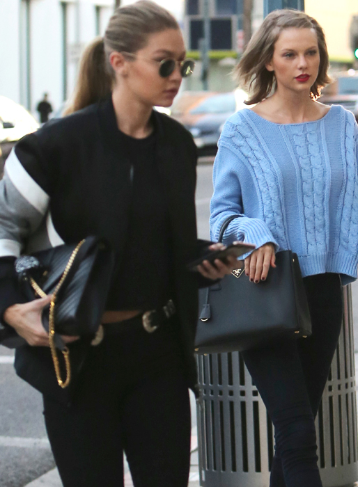 Gigi Hadid och Taylor Swift i New York. Gigi Hadid och Taylor Swift i New York.