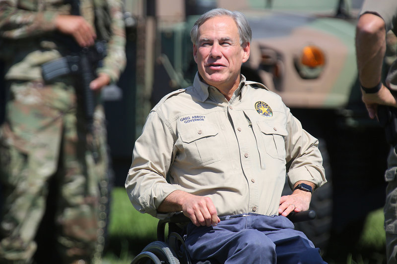 Texas republikanske guvernör Greg Abbott.