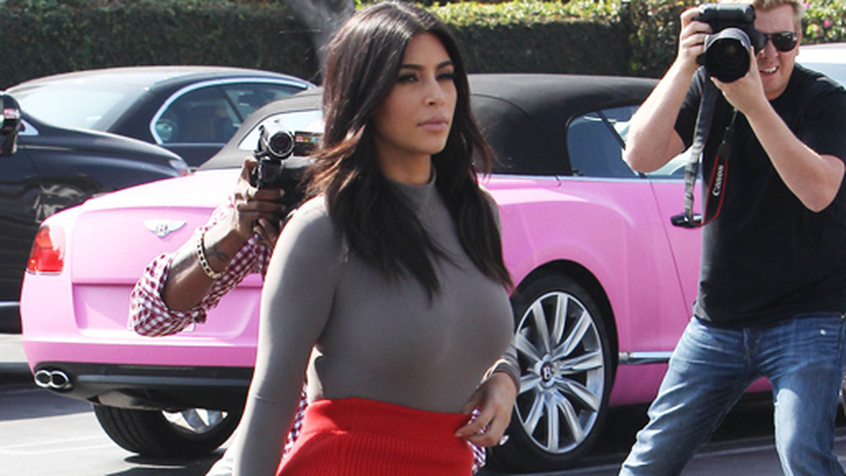 Kim Kardashian är vardagspiffig. 