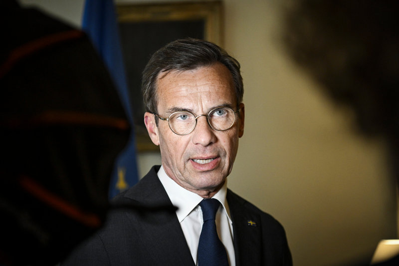 Statsminister Ulf Kristersson. Arkivbild.