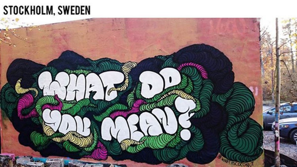 Så här såg det ut i Stockholm där Shora Dehnavi skrev titeln till låten "What do you mean?".