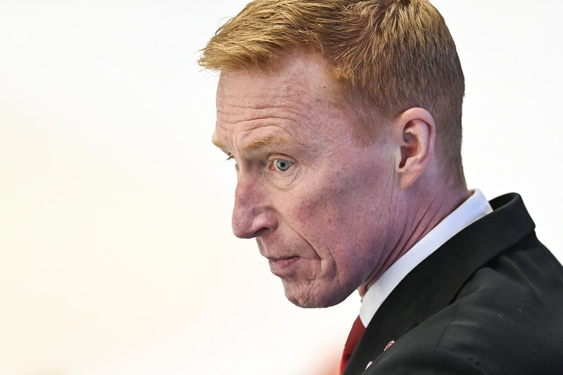 Jörgen Jönsson tar plats i Växjös bås som huvudtränare och ersätter Sam Hallam som blivit förbundskapten. Arkivbild.