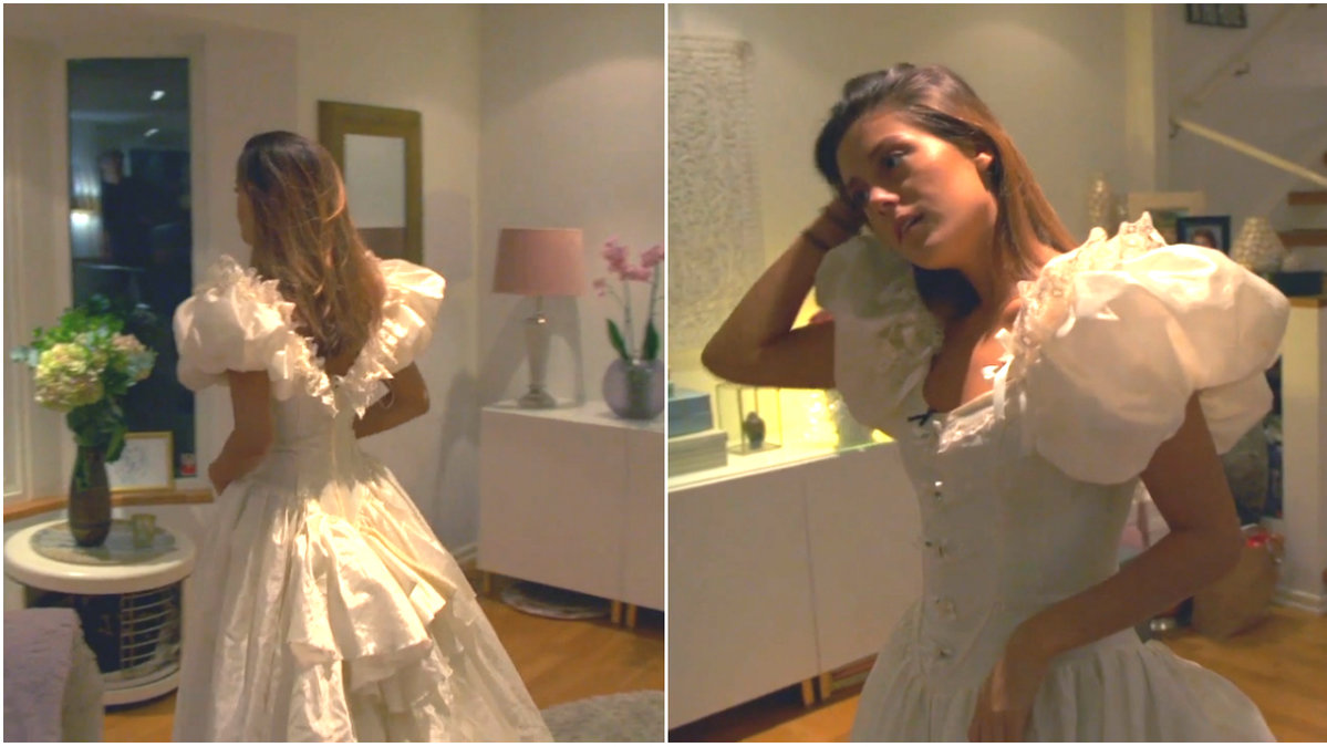 Bianca Ingrosso med brudklänning