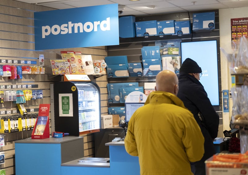 En Postnord-paketutlämning i Stockholm. Foto: Fredrik Sandberg/TT 
