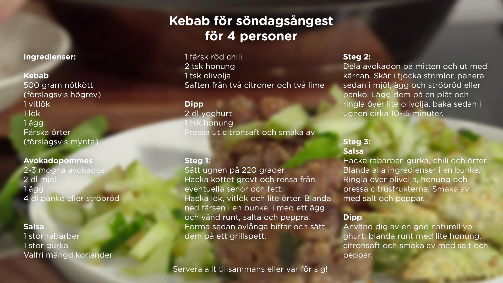 recept på kebab recept på kebab