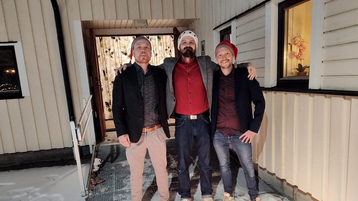 Bröderna Daniel Göransson, Sebastian Göransson och Thomas Eriksson i Munkedal bjuder in alla som känner sig ensamma till gemensamt julfirande.