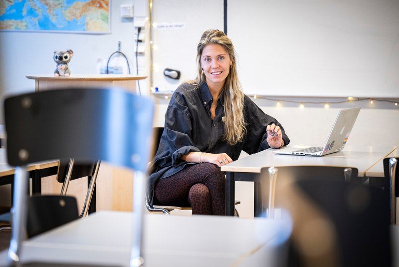 Tilda Malmros, gymnasielärare på Söderkullaskolan, är en av flera lärare i Malmö som har besökt Israel och Västbanken för att kunna bemöta elevers frågor om konflikten.
