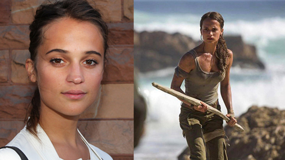 Alicia Vikander är Lara Croft i den kommande "Tomb Raider"-filmen.