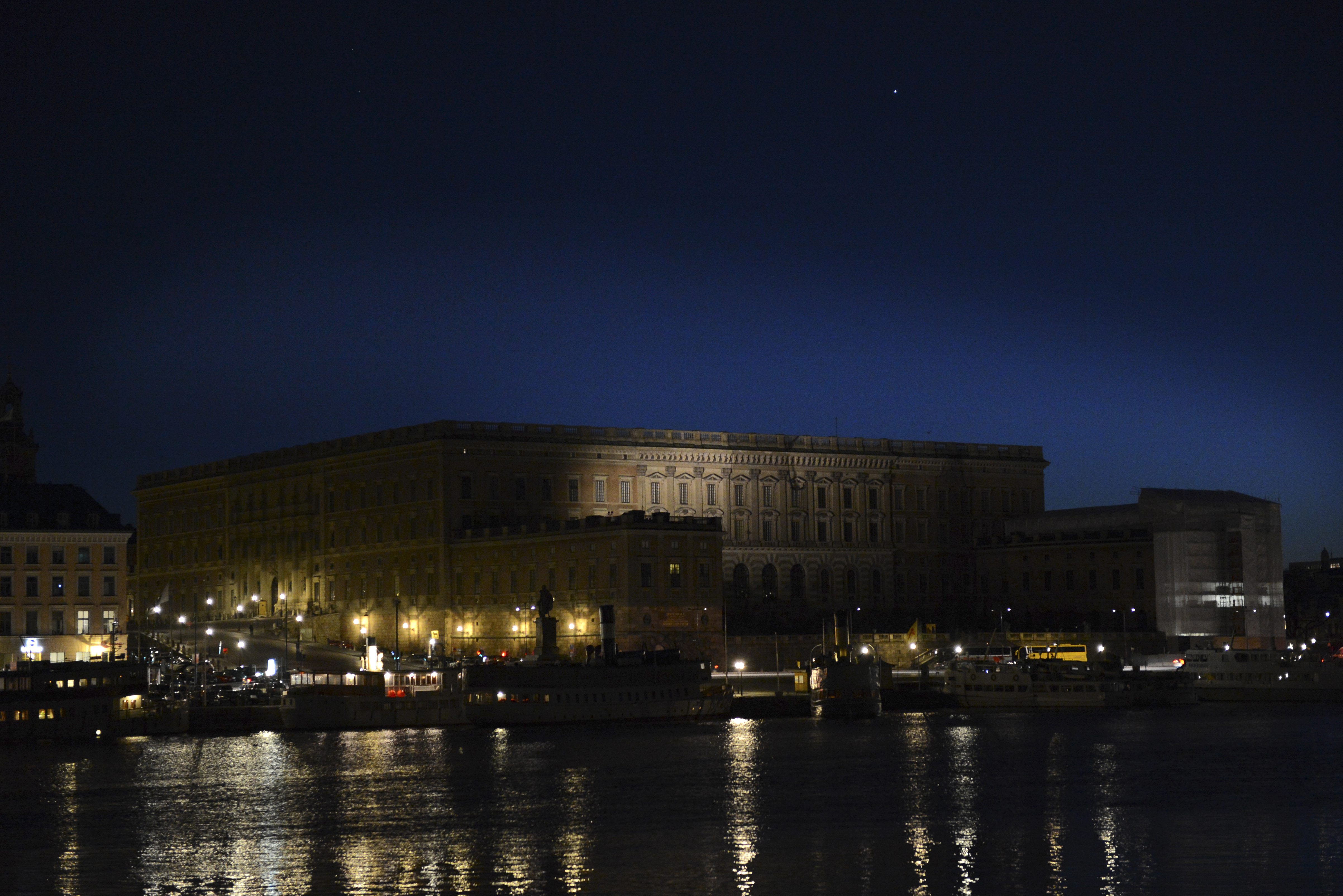Earth Hour: Sverige, Stockholms slott.