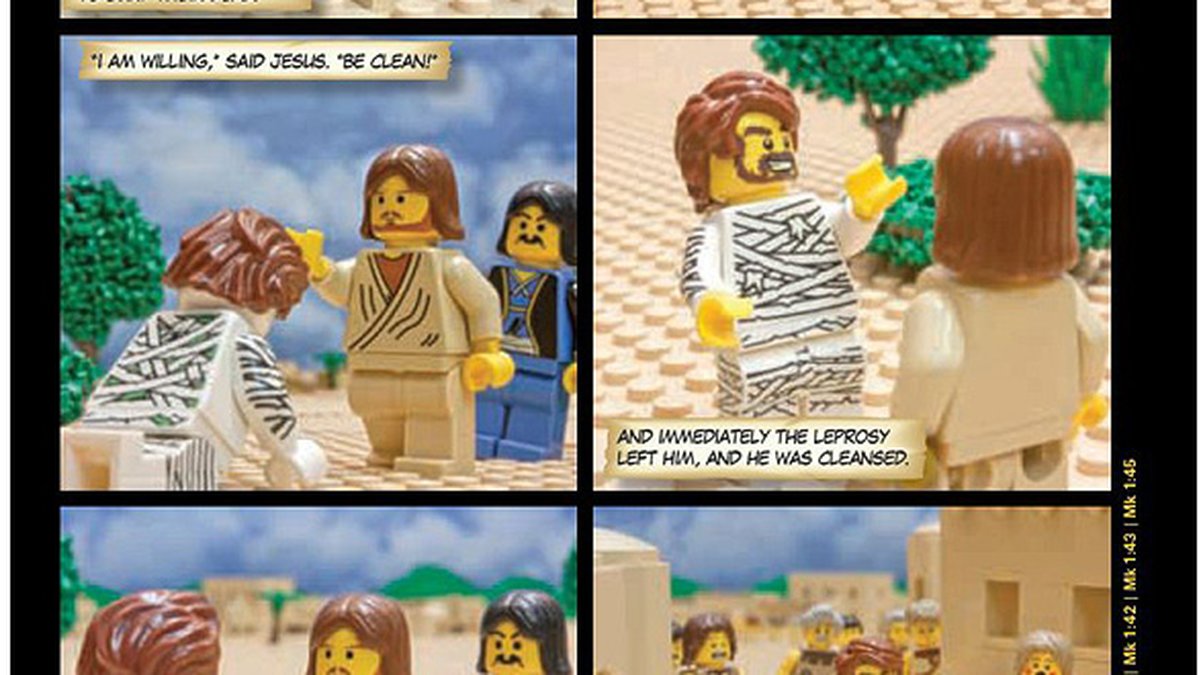 Lego-Jesus helar.