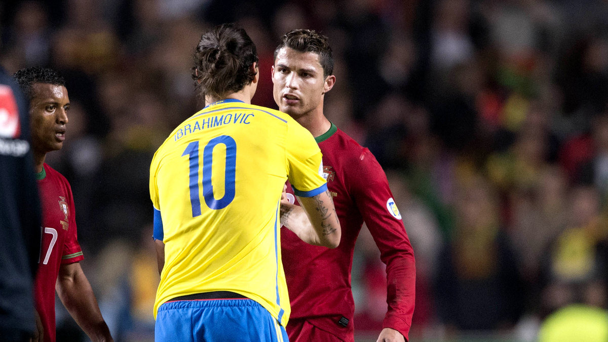 Vem får fira en VM-plats och boka biljett till Brasilien i kväll? Zlatan eller Ronaldo?
