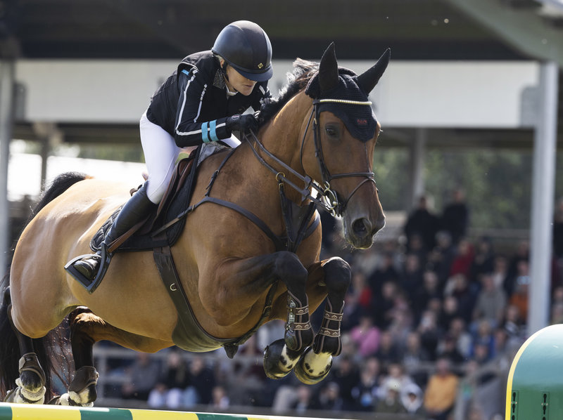  Malin Baryard-Johnsson på hästen H&M Indiana. Foto: Daniel Nilsson/TT: 