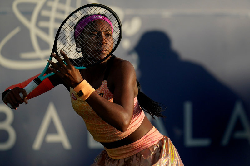 'Arvet hon lämnar efter sin tenniskarriär är något jag inte tror någon annan spelare kan mäta sig med', säger Coco Gauff om Serena Williams. Arkivbild.