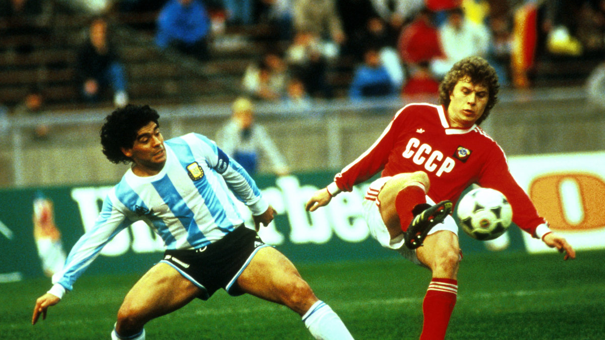 Maradona under VM 1986. 