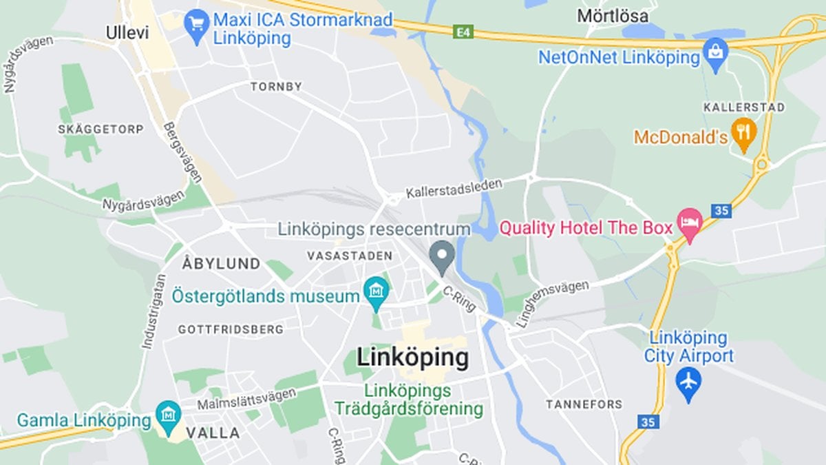Google maps, Linköping