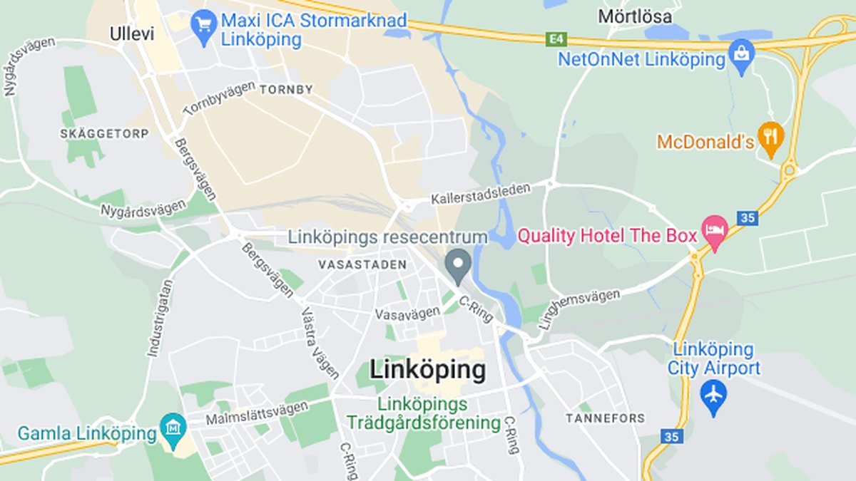 Google maps, Linköping