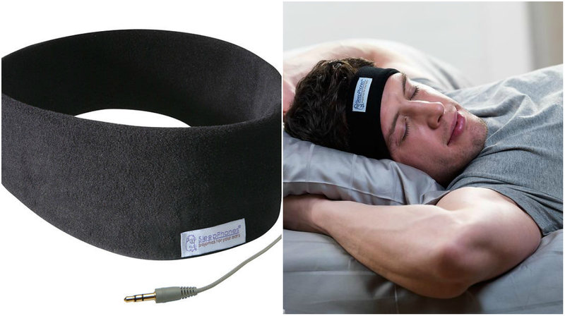 Pannband med hörlurar
