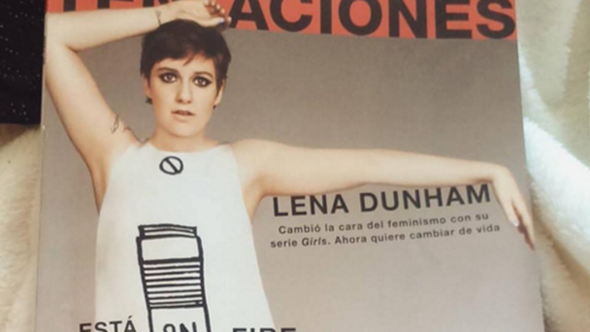 Lena Dunham på omslaget.