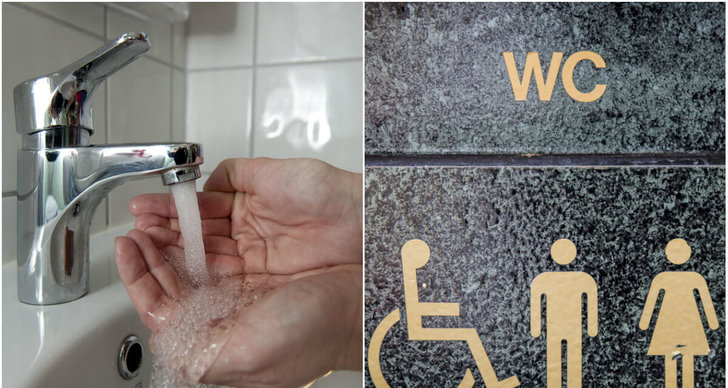 WC, Uppfinning, Toalett, Tvätta händerna