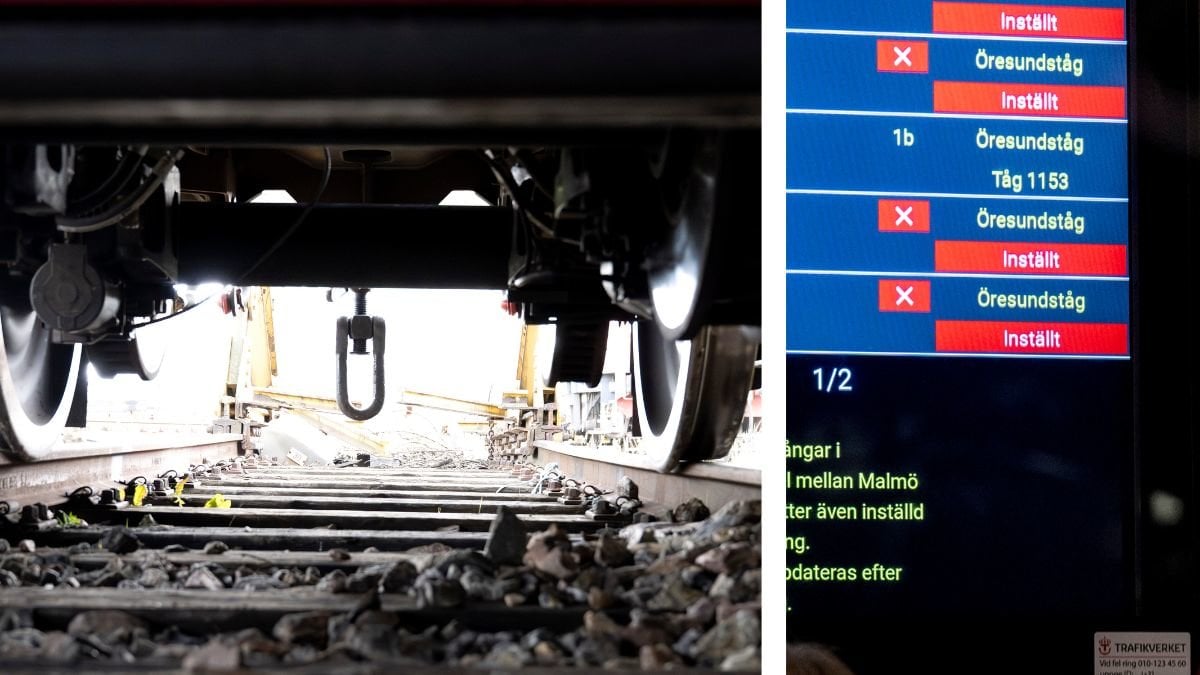SMHI varnar för stormbyar - tåg ställs in