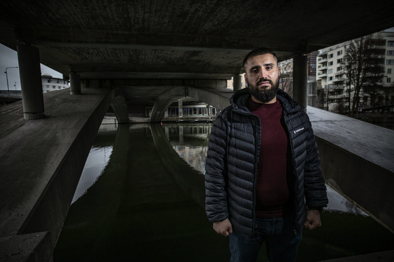 Kuratorn och behandlaren Mehdi Adnan Mossa. Arkivbild.