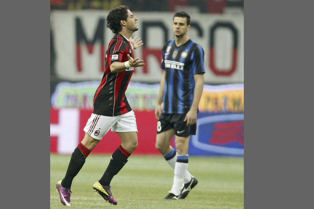 Pato har börjat göra många mål på riktigt nu. I derbyt mot Inter i april avgjorde han matchen och tillhör en av lagets absolut största hjältar.