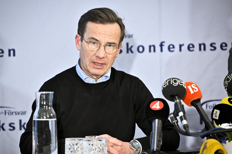 Ulf Kristersson (M). Foto: Henrik Montgomery/TT