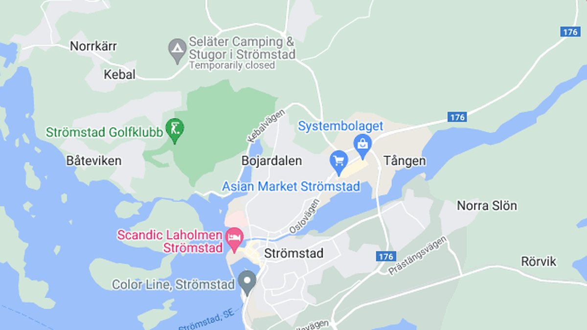 Google maps, Strömstad
