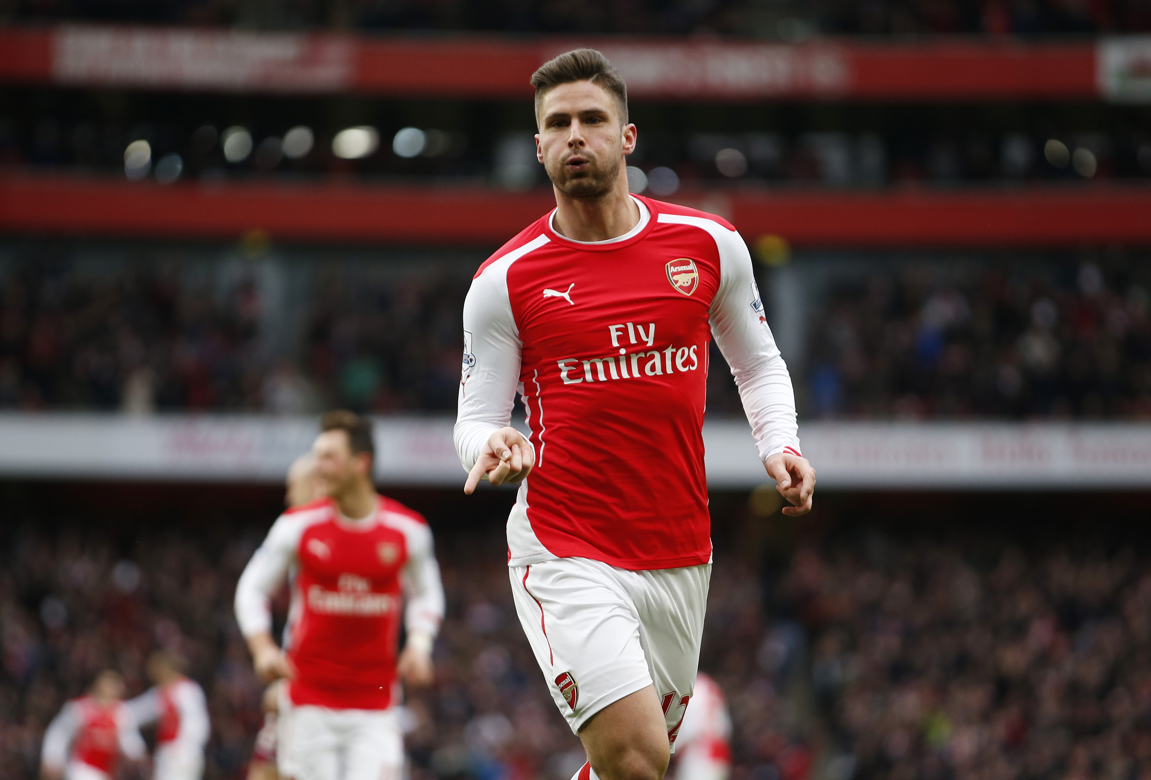 Och Oliver Giroud, Arsenal. Och Oliver Giroud, Arsenal.