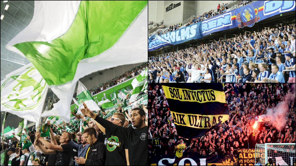 Undersökning, Supportrar, Fans, AIK, Djurgården IF, Hammarby IF