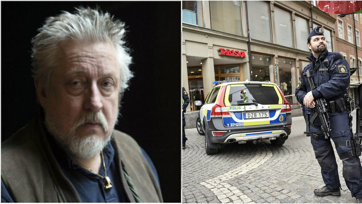Leif GW Persson hyllar polisens arbete. 