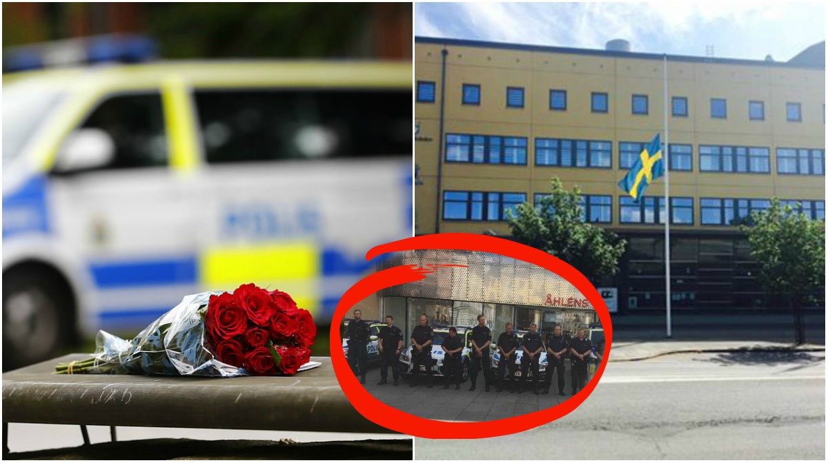 Efter tragiska dödsfallet – så hyllade polisen sin kollega