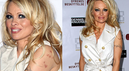 Den ökända tribalen på Pamela Anderson